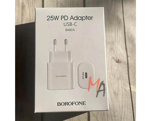 Розетка "BOROFONE" BA82A (Type-C (25W))