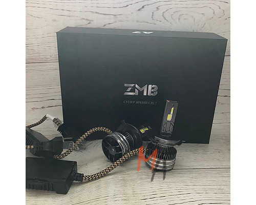Лампа диодная серии ZMB "A7" HB3 (12 шт., с вентилятором, 300W / 150W на штуку)