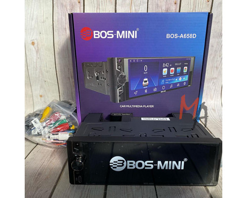 Автомагнитола Bos-Mini A658d (IPS, 2+32 GB, 1 din, экран, андроид)  / Гарантия на проверку!